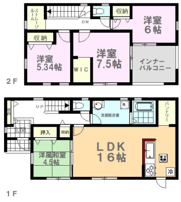  �y�Ԏ�}�z�p���g���[��WIC�����B�Ǝ������Ǝ��[�͂ɂ���������A��Ƃ�𐶂�4LDK�B