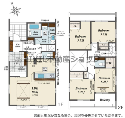  �y�Ԏ��}�z3�����@�Ԏ��}�ł��@LDK18���ōL�X���Ă��܂��@�g���₷���Ԏ��`