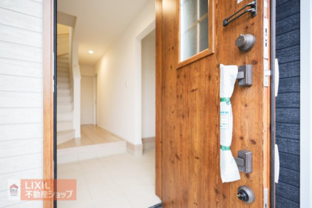  �y�h�Ɛݔ��z���n�����ʐ^�B�Q�d�ň��S�̃_�u�����b�N�B