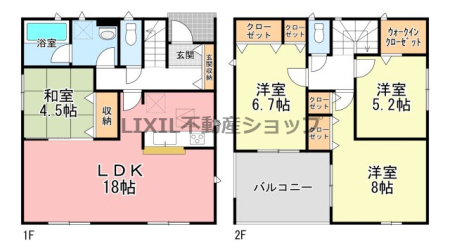  �y�Ԏ��}�z1�����@�Ԏ��}�ł��BLDK�L�X18���I1�K�a���͂��났��ԂɁ����[�[���ł��������X�b�L����